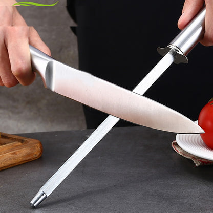 Stainless Steel Honing Rod Knife Sharpener 30cm by HitMyNeed