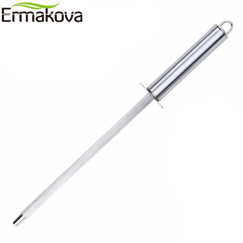Stainless Steel Honing Rod Knife Sharpener 30cm by HitMyNeed