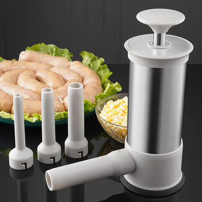 Stainless Steel Horizontal Sausage Stuffer by HitMyNeed