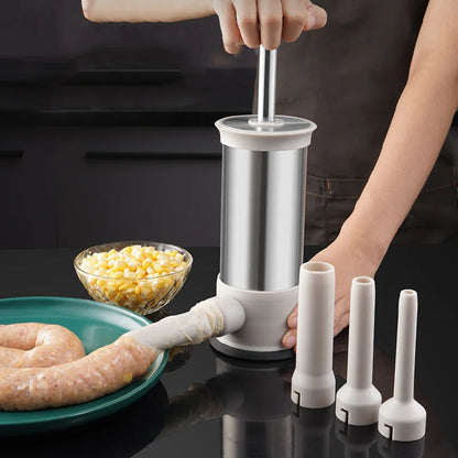 Stainless Steel Horizontal Sausage Stuffer by HitMyNeed