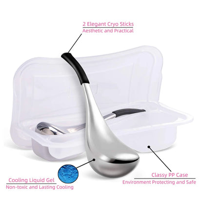 Stainless Steel Ice Globes Facial Cryo Sticks by HitMyNeed