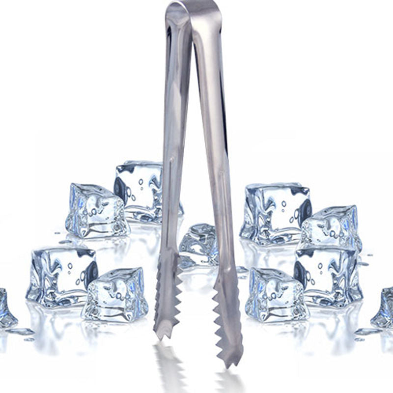 Stainless Steel Ice Tongs Kitchen Clips 15 cm by HitMyNeed