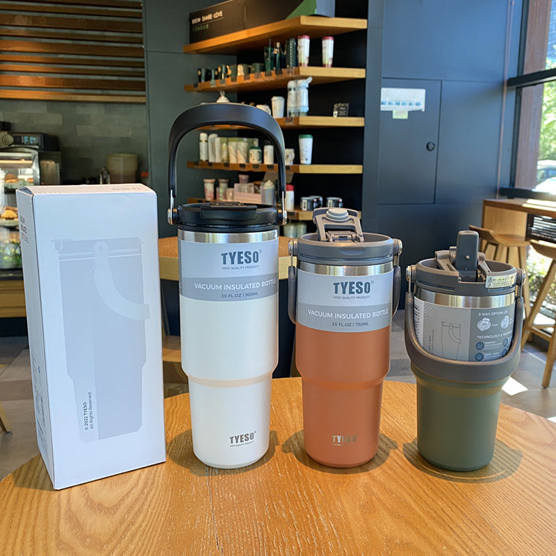 Stainless Steel Insulated Travel Coffee Thermos by HitMyNeed
