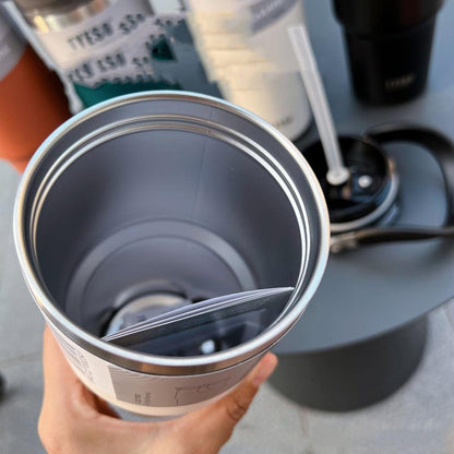 Stainless Steel Insulated Travel Coffee Thermos by HitMyNeed