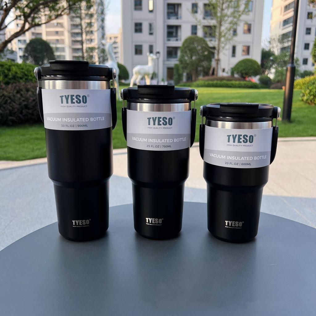 Stainless Steel Insulated Travel Coffee Thermos 600ml black by HitMyNeed