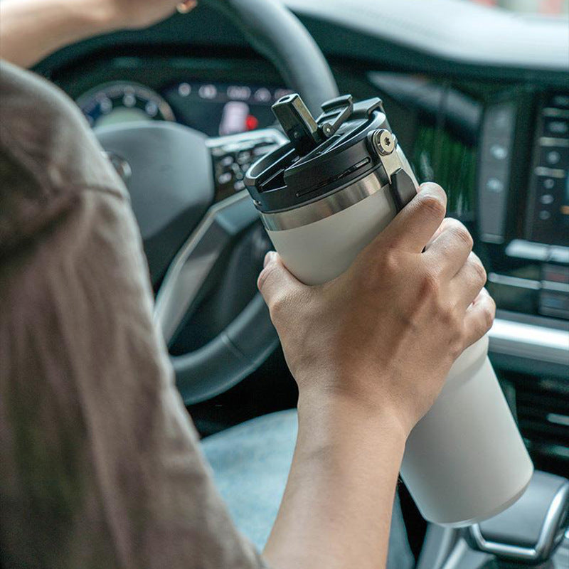Stainless Steel Insulated Travel Coffee Thermos by HitMyNeed