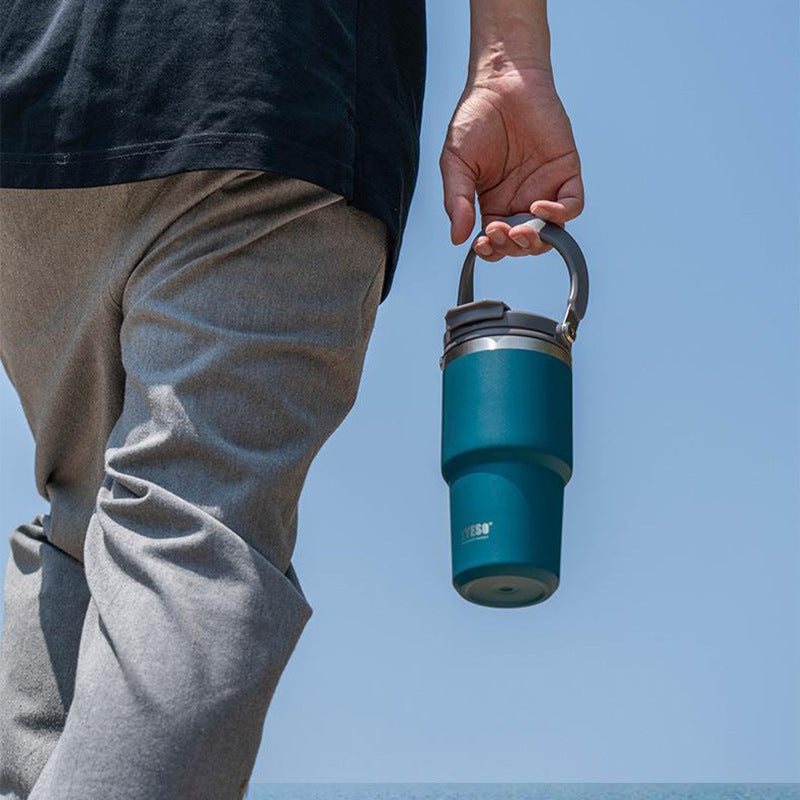Stainless Steel Insulated Travel Coffee Thermos by HitMyNeed
