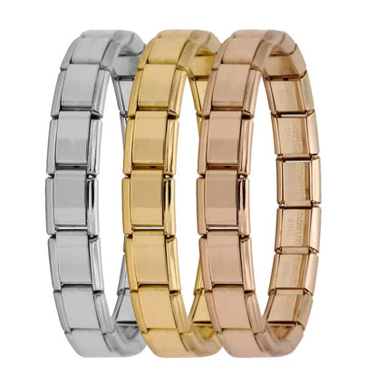Stainless Steel Italian Link Bracelet, 17.5cm by HitMyNeed