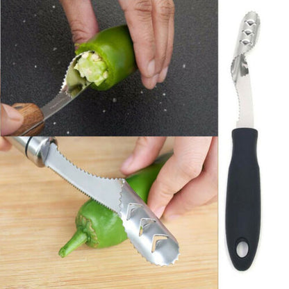 Stainless Steel Jalapeno Pepper Corer Tool by HitMyNeed