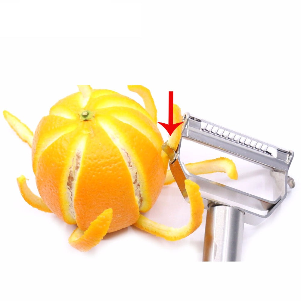 Stainless Steel Julienne Peeler Vegetable Cutter by HitMyNeed