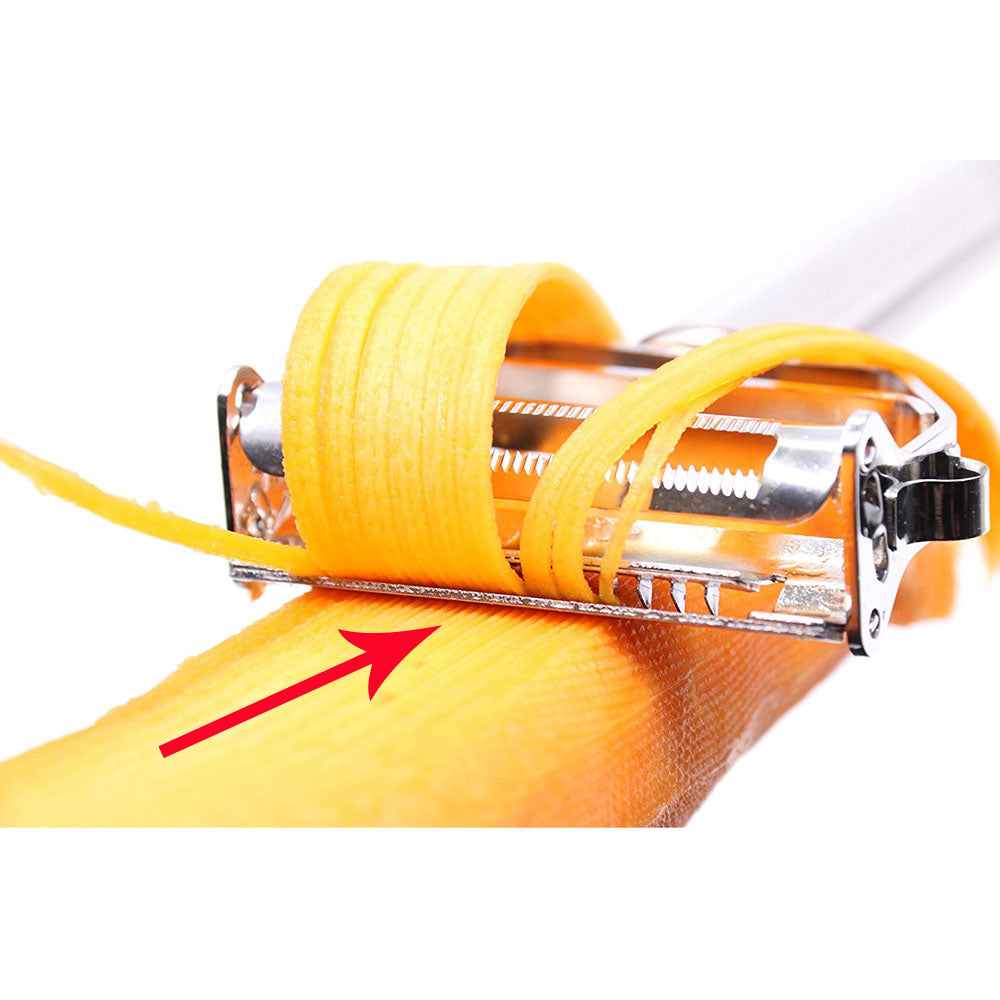 Stainless Steel Julienne Peeler Vegetable Cutter by HitMyNeed
