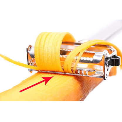 Stainless Steel Julienne Peeler Vegetable Cutter by HitMyNeed