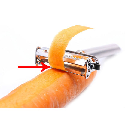 Stainless Steel Julienne Peeler Vegetable Cutter by HitMyNeed