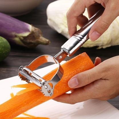 Stainless Steel Julienne Slicer & Vegetable Peeler by HitMyNeed