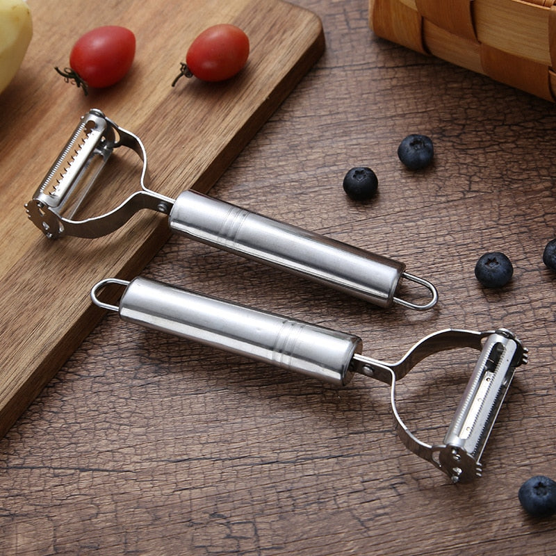 Stainless Steel Julienne Slicer & Vegetable Peeler by HitMyNeed