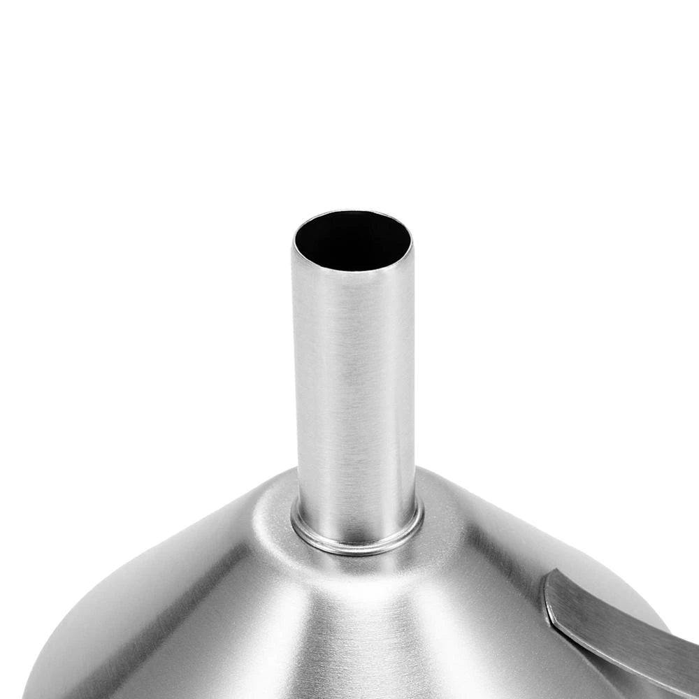 Stainless Steel Kitchen Funnel with Handle & Strainers by HitMyNeed