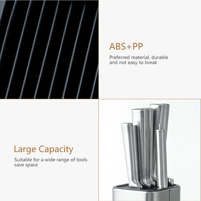 Stainless Steel Knife Holder Stand with Large Capacity by HitMyNeed