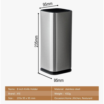 Stainless Steel Knife Holder Stand with Large Capacity by HitMyNeed