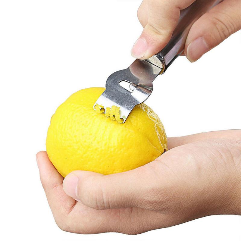 Stainless Steel Lemon Peeler Citrus Zester Tool by HitMyNeed