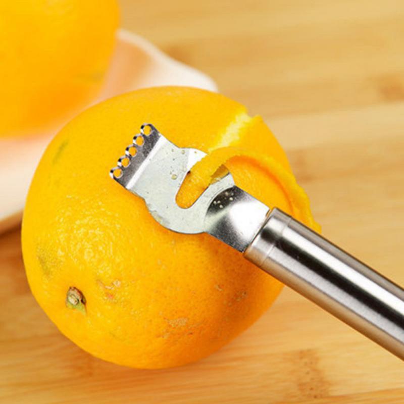 Stainless Steel Lemon Peeler Citrus Zester Tool by HitMyNeed