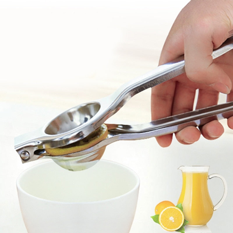 Stainless Steel Lemon Squeezer Handheld Juicer by HitMyNeed