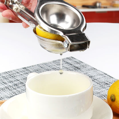 Stainless Steel Lemon Squeezer Handheld Juicer by HitMyNeed