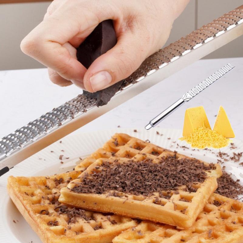 Stainless Steel Lemon Zest Grater with Long Handle by HitMyNeed