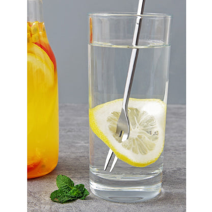 Stainless Steel Long Handle Cocktail Fork 26cm by HitMyNeed