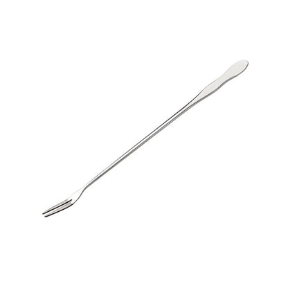 Stainless Steel Long Handle Cocktail Fork 26cm by HitMyNeed