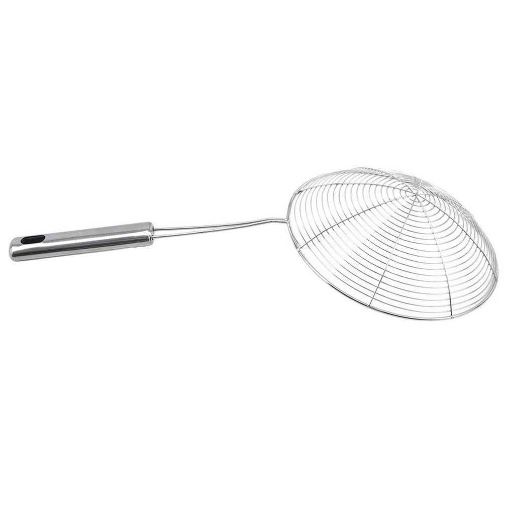 Stainless Steel Long Handle Frying Strainer 12cm by HitMyNeed