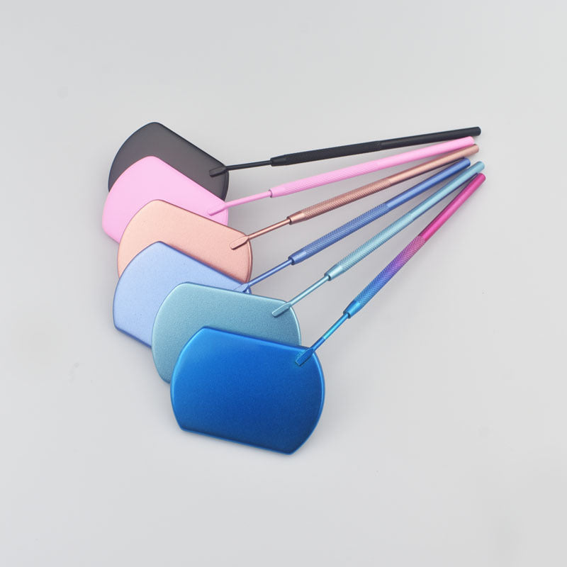 Stainless Steel Long Handle Lash Mirror by HitMyNeed