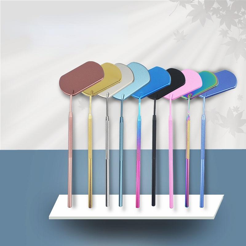 Stainless Steel Long Handle Lash Mirror by HitMyNeed