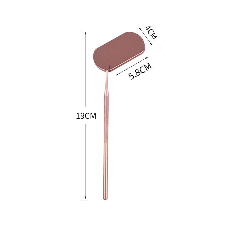 Stainless Steel Long Handle Lash Mirror by HitMyNeed