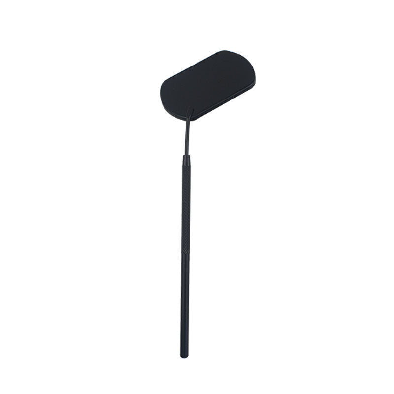 Stainless Steel Long Handle Lash Mirror black by HitMyNeed