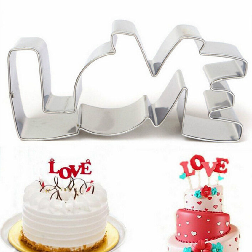 Stainless Steel Love Cookie Cutter Heart Shape by HitMyNeed
