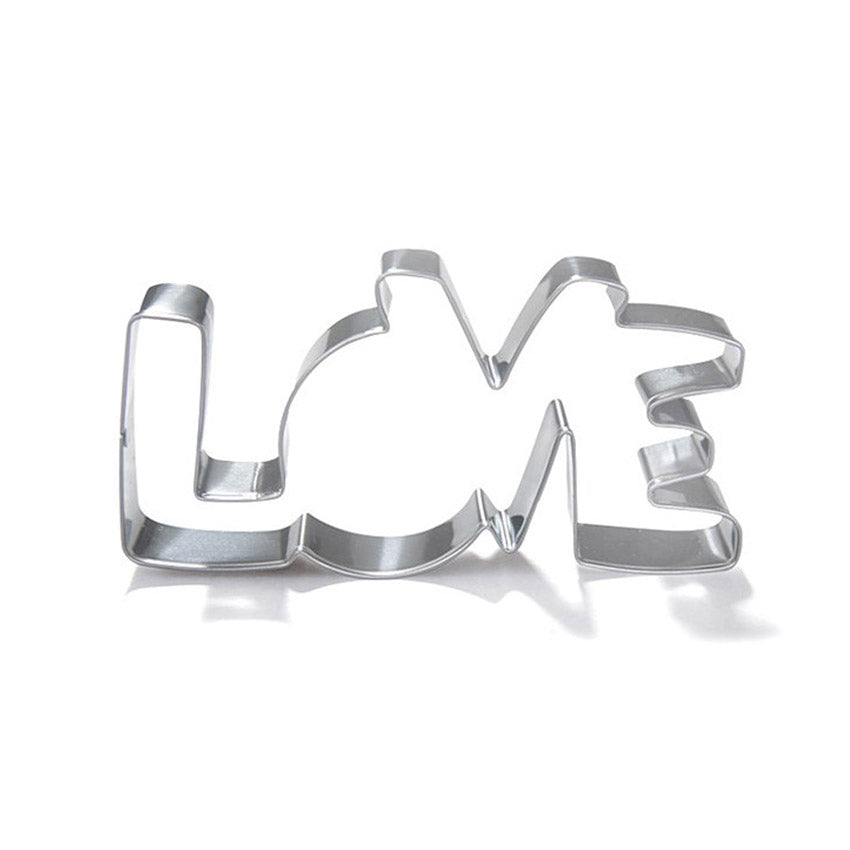 Stainless Steel Love Cookie Cutter Heart Shape by HitMyNeed