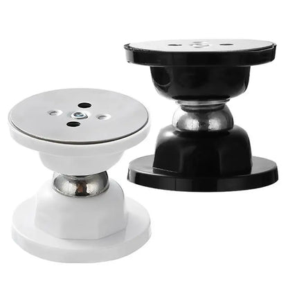 Stainless Steel Magnetic Door Stop with No-Drill Mount by HitMyNeed