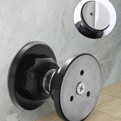 Stainless Steel Magnetic Door Stop with No-Drill Mount by HitMyNeed