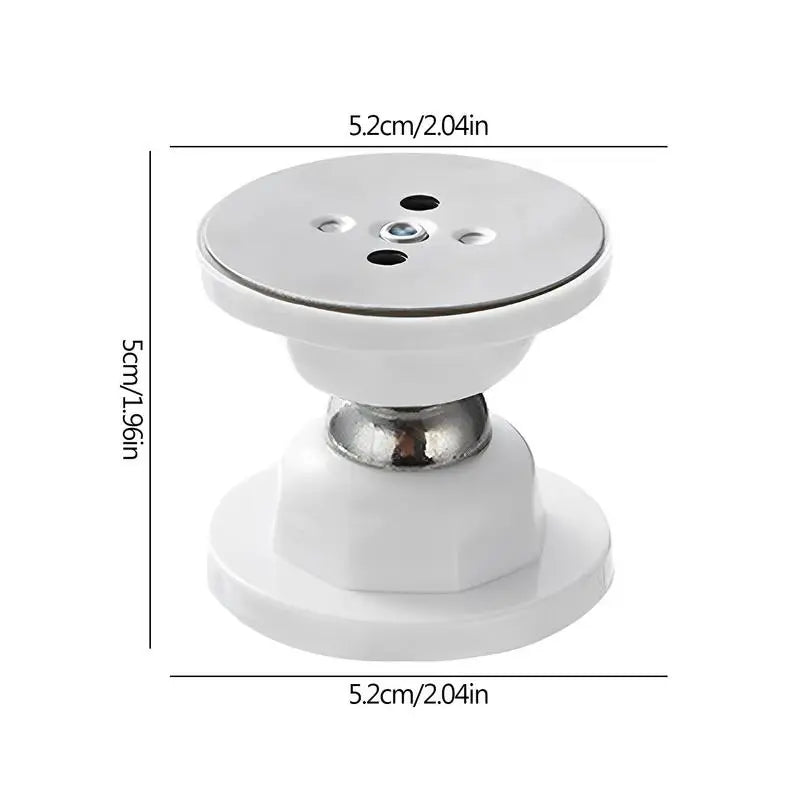 Stainless Steel Magnetic Door Stop with No-Drill Mount by HitMyNeed