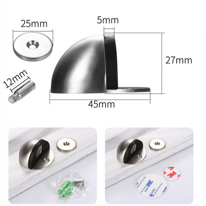 Stainless Steel Magnetic Door Stopper by HitMyNeed