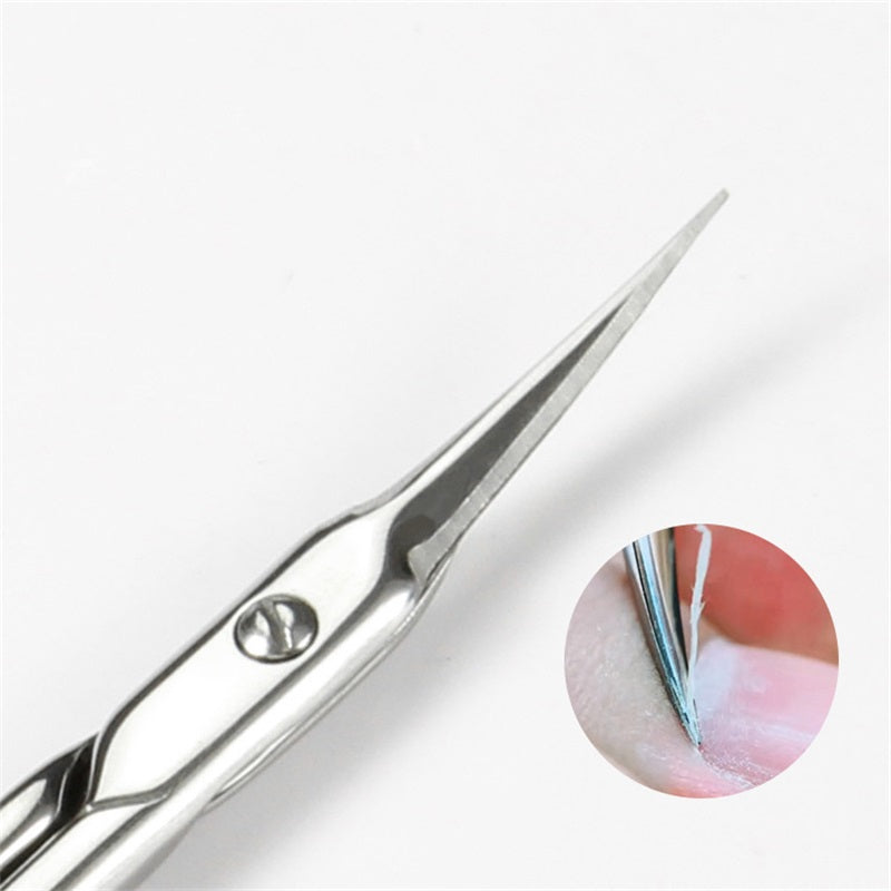 Stainless Steel Manicure Scissors for Precise Trimming by HitMyNeed