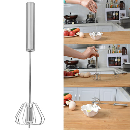 Stainless Steel Manual Egg Beater Mixer by HitMyNeed