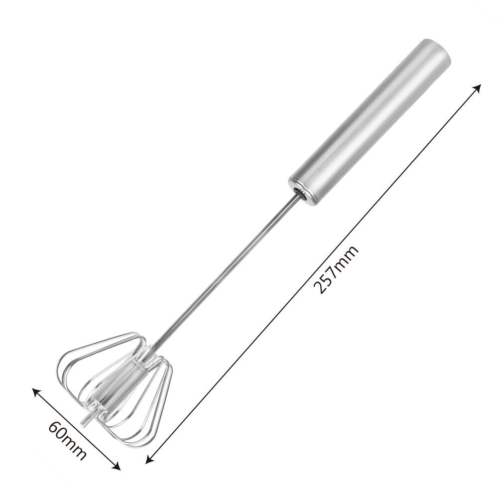 Stainless Steel Manual Egg Beater Mixer by HitMyNeed