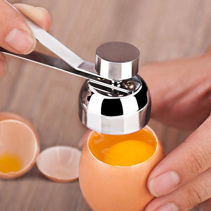 Stainless Steel Manual Egg Topper Tool by HitMyNeed