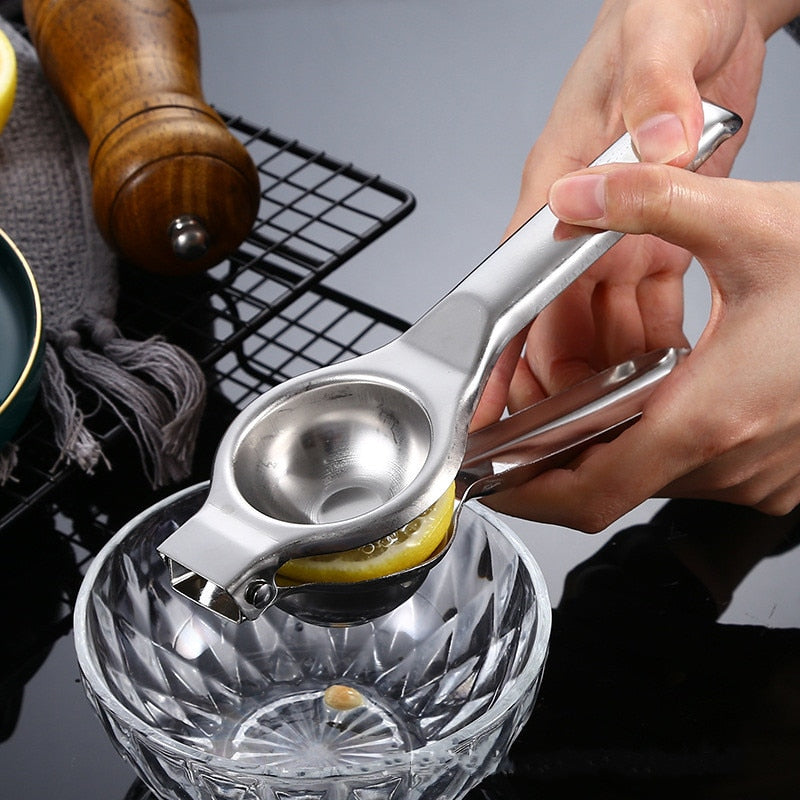 Stainless Steel Manual Lemon and Orange Squeezer by HitMyNeed
