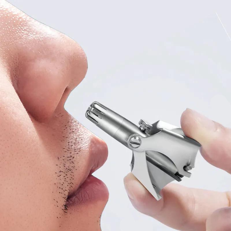 Stainless Steel Manual Nose & Ear Hair Trimmer by HitMyNeed