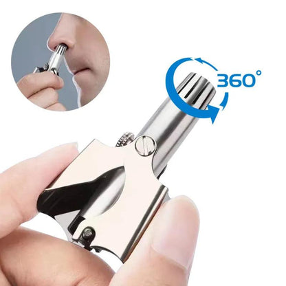Stainless Steel Manual Nose & Ear Hair Trimmer by HitMyNeed