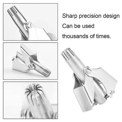 Stainless Steel Manual Nose & Ear Hair Trimmer by HitMyNeed