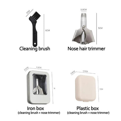 Stainless Steel Manual Nose & Ear Hair Trimmer by HitMyNeed
