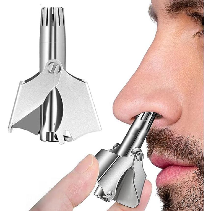Stainless Steel Manual Nose Hair Trimmer for Men by HitMyNeed